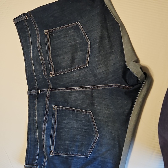 American Rag BLUE Distressed JEAN SHORTS size 22W - Picture 6 of 8